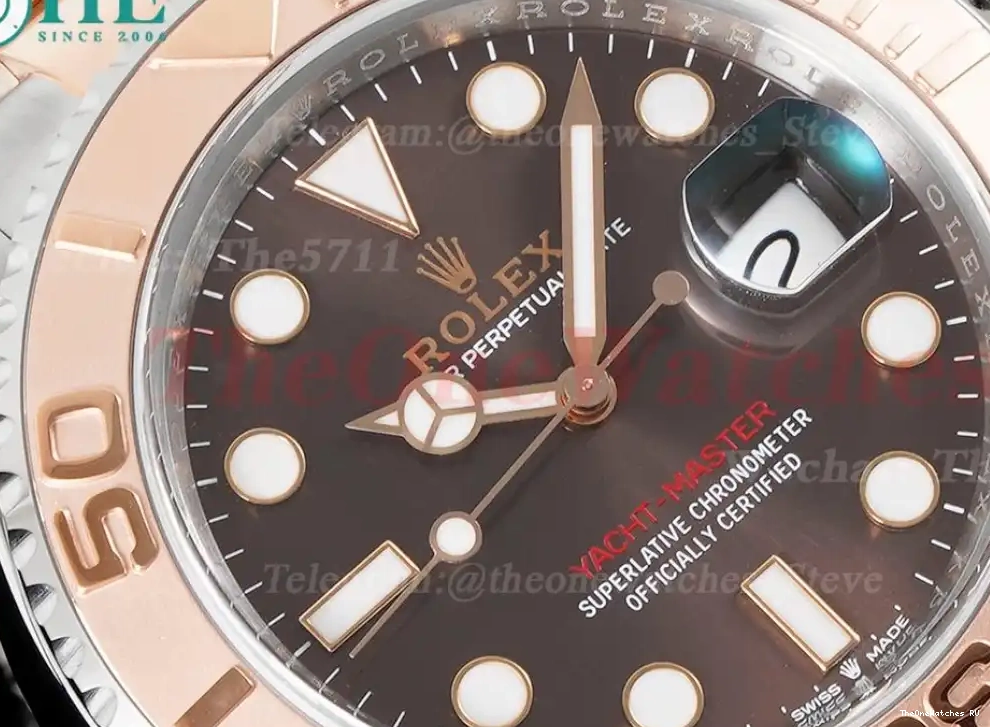 VSF VS3235 Brown SS Yacht-Master SS Dot 40mm 126621 0523